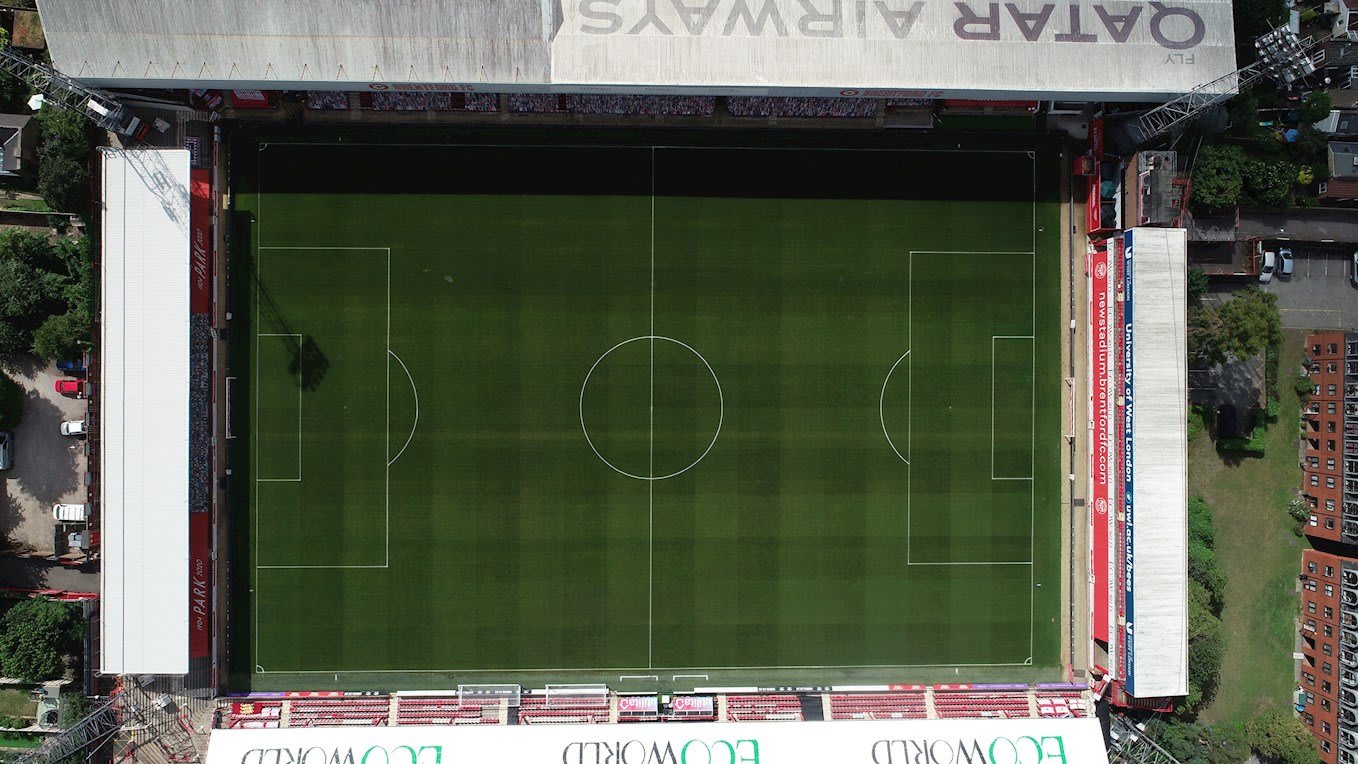 More of Griffin Park from the air