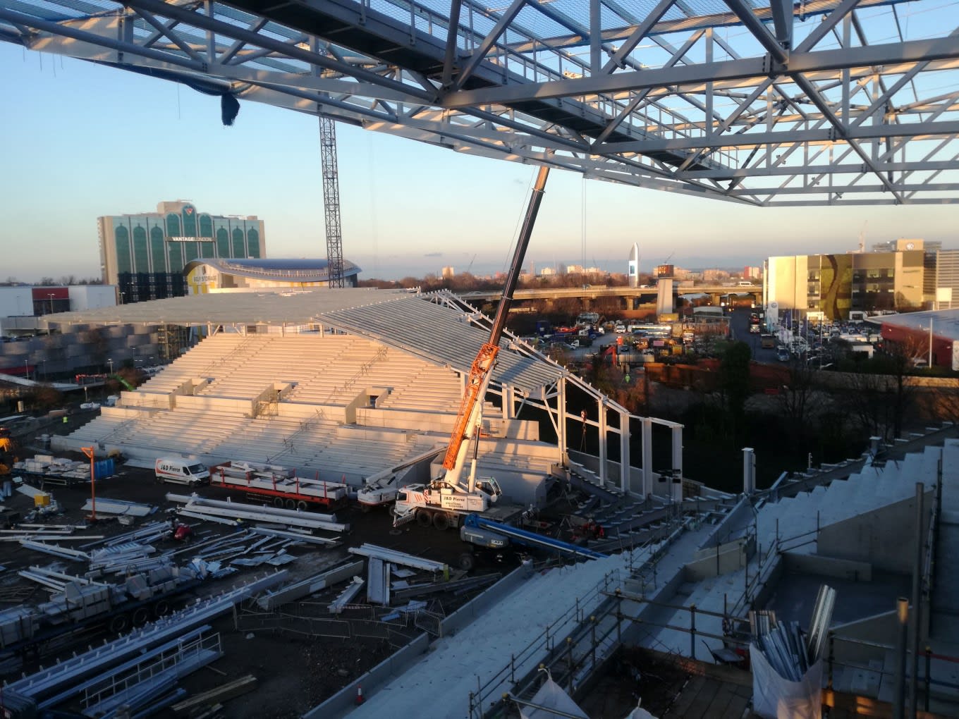 Latest views of new stadium site