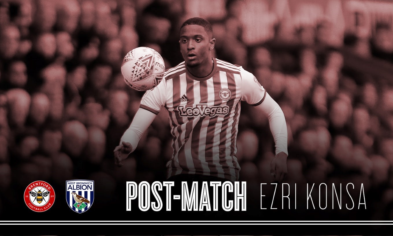 Ezri Konsa on 'disappointing' display against Baggies