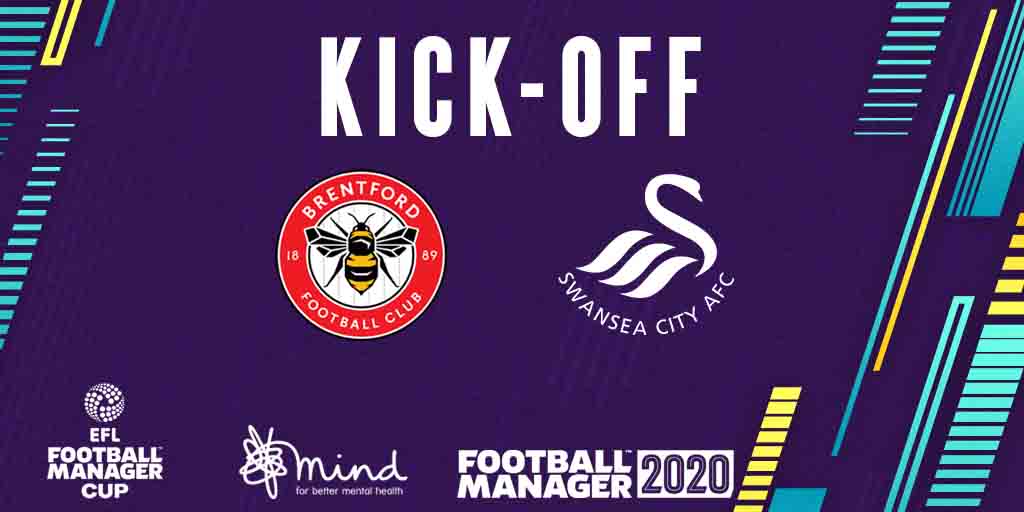 Watch live as Sam Jacques takes on Swansea City in FM20 EFL Cup Final