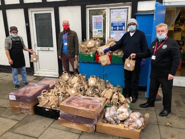 Food donated after Manchester United postponement