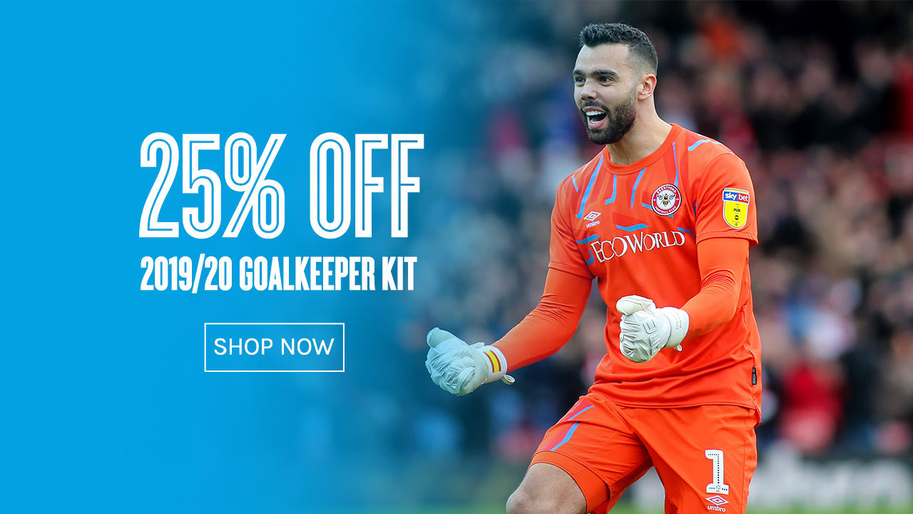 Get 25 per cent off our historic Goalkeeper Shirt