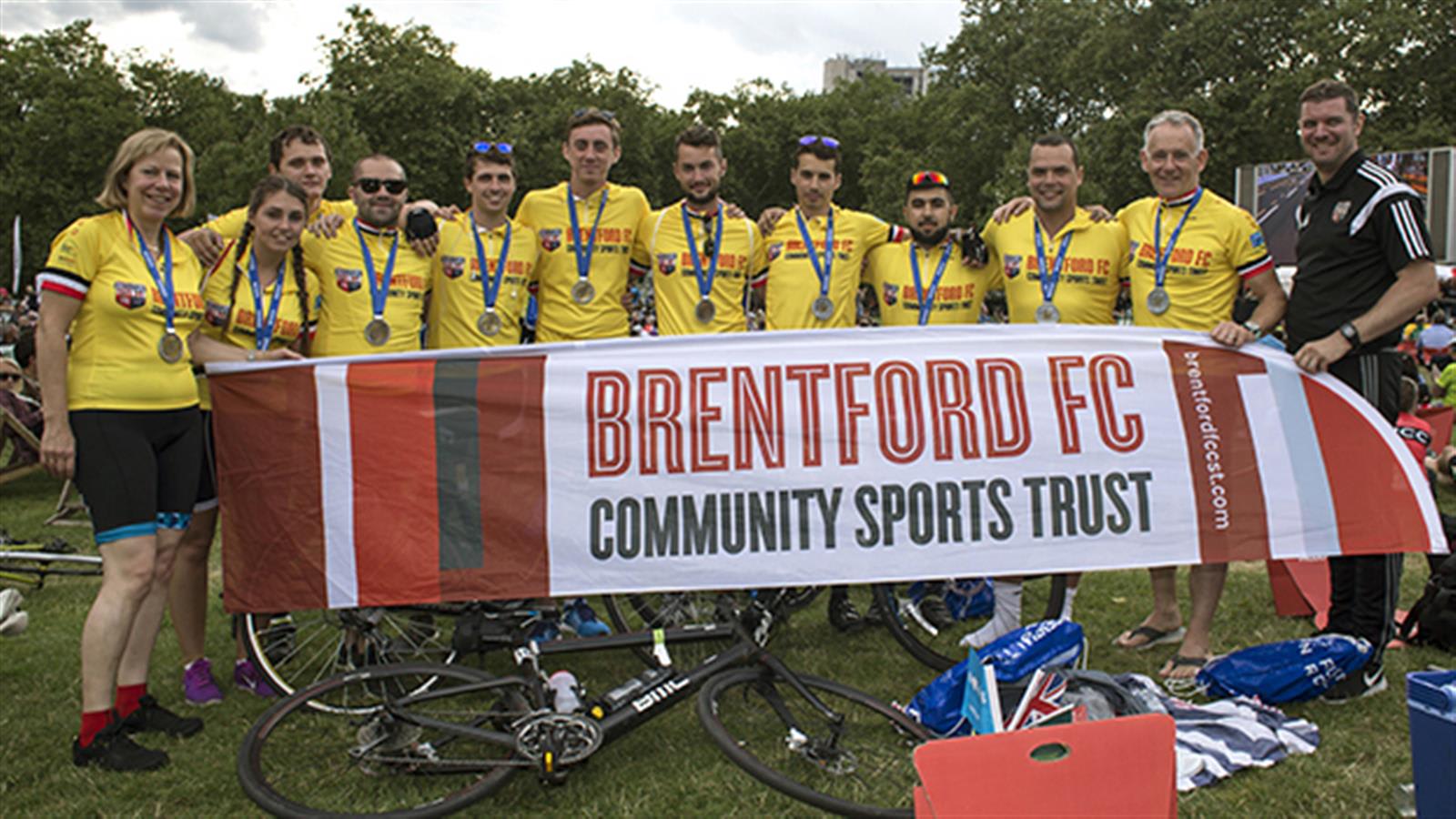 Brentford FC Community Sports Trust conquer Ride London