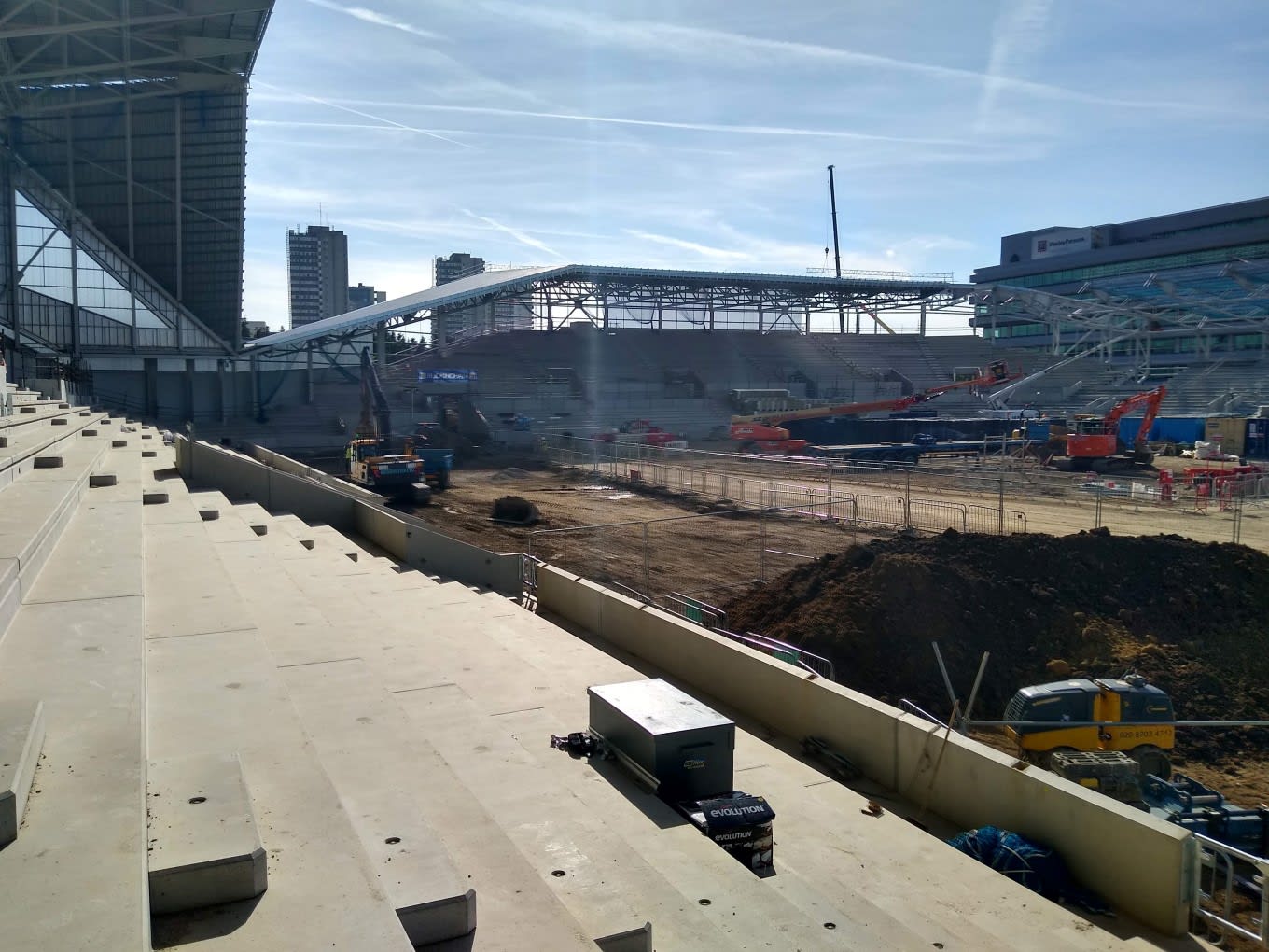 More pictures from Brentford Community Stadium site