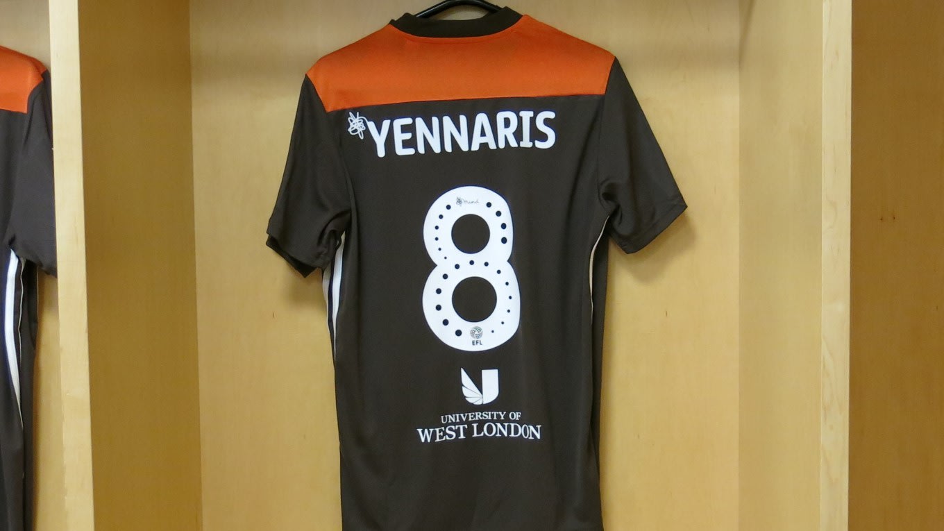 Nico Yennaris captains The Bees at The Emirates