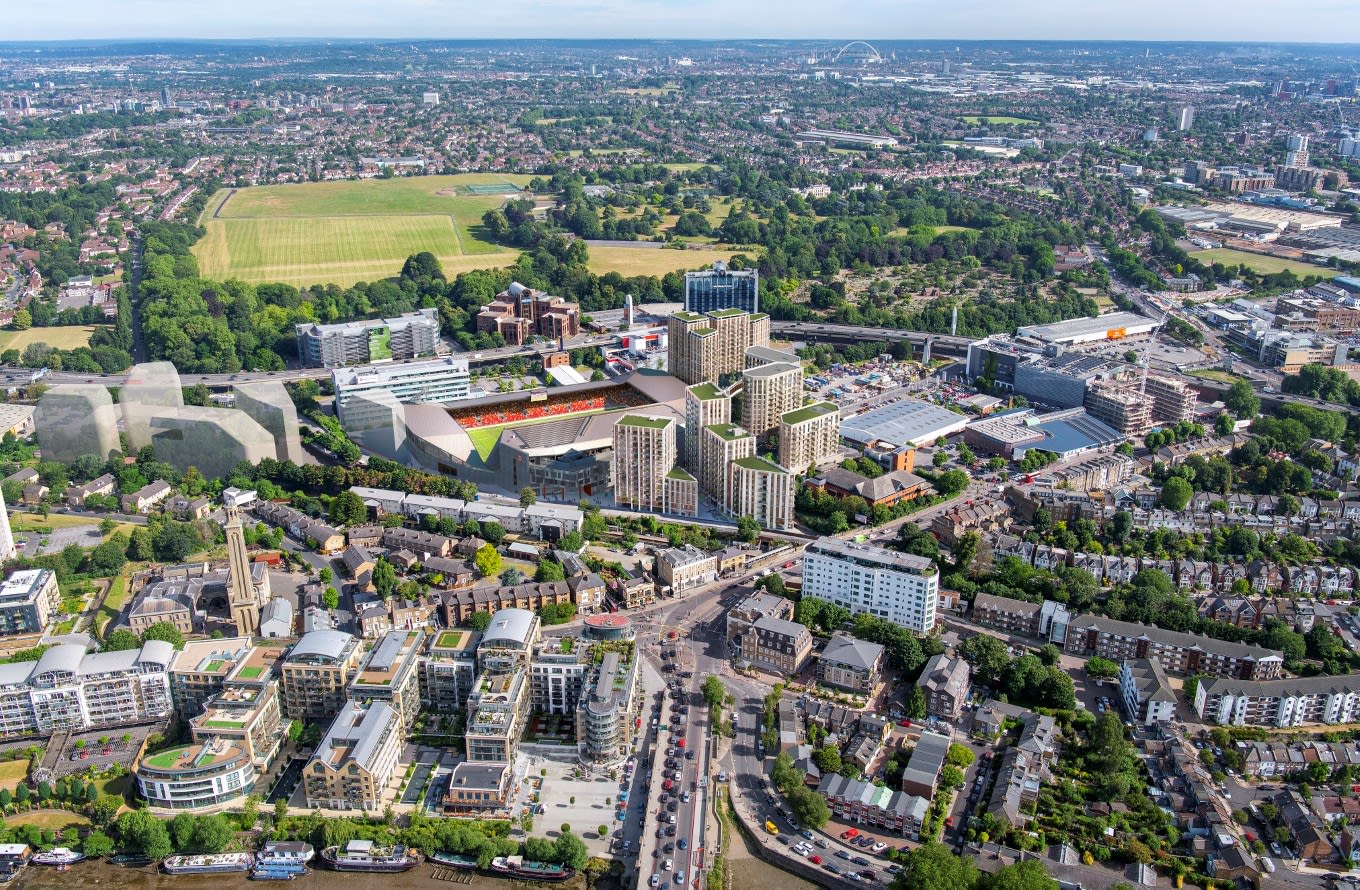 Brentford FC to move home in summer 2020 as work continues on new stadium