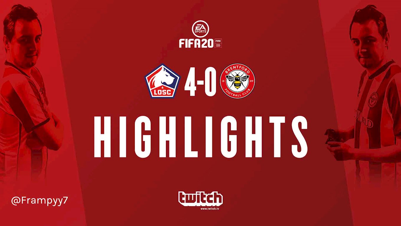 #UltimateQuaranTeam Highlights: LOSC Lille 4 Brentford 0