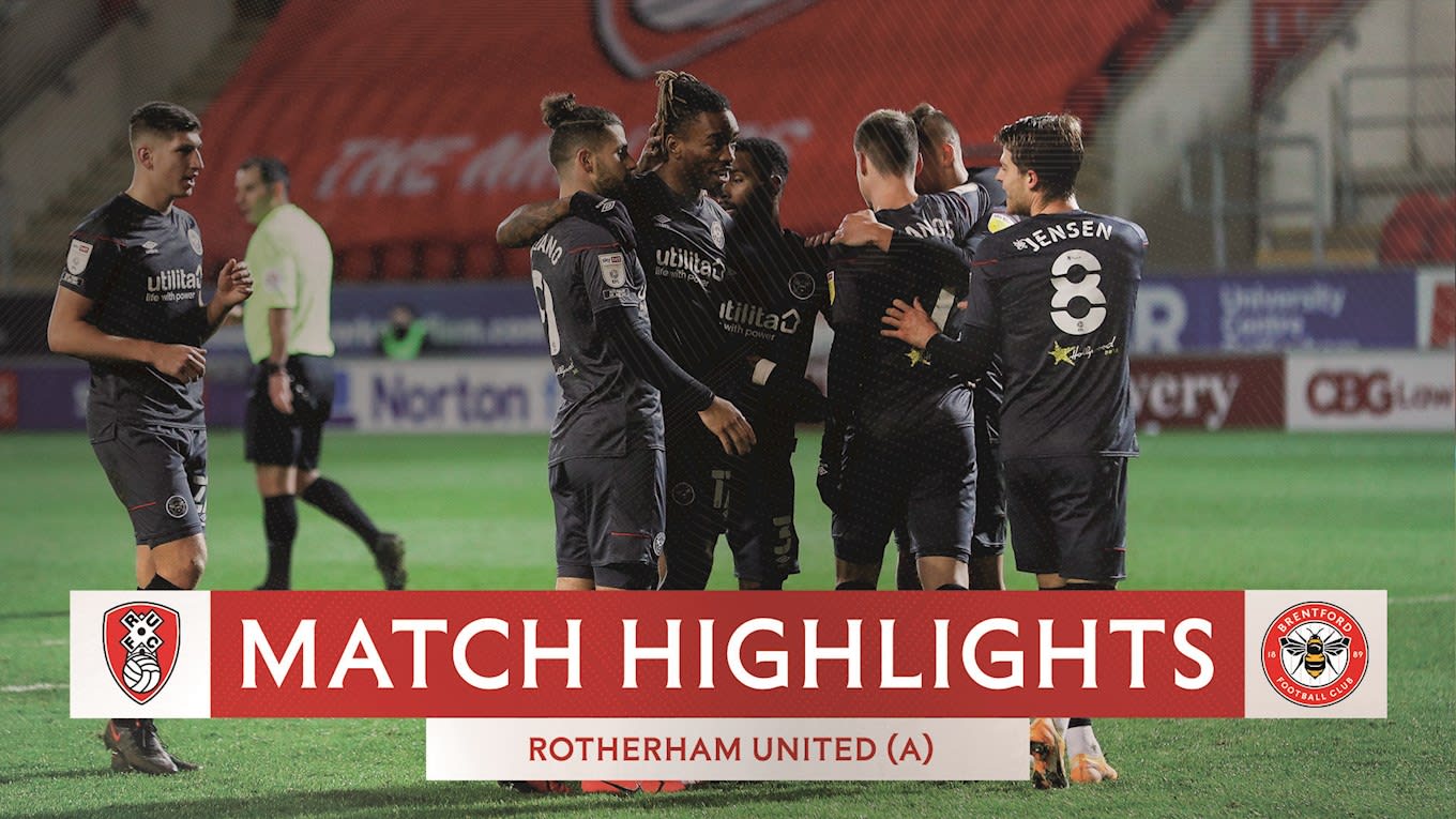 Match Highlights: Rotherham United 0 Brentford 2