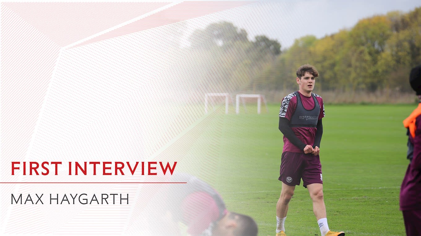 Max Haygarth: "I’m really excited to be here"