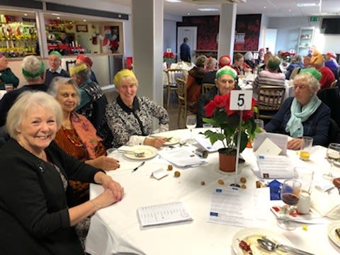 Club hosts OAP Christmas lunch