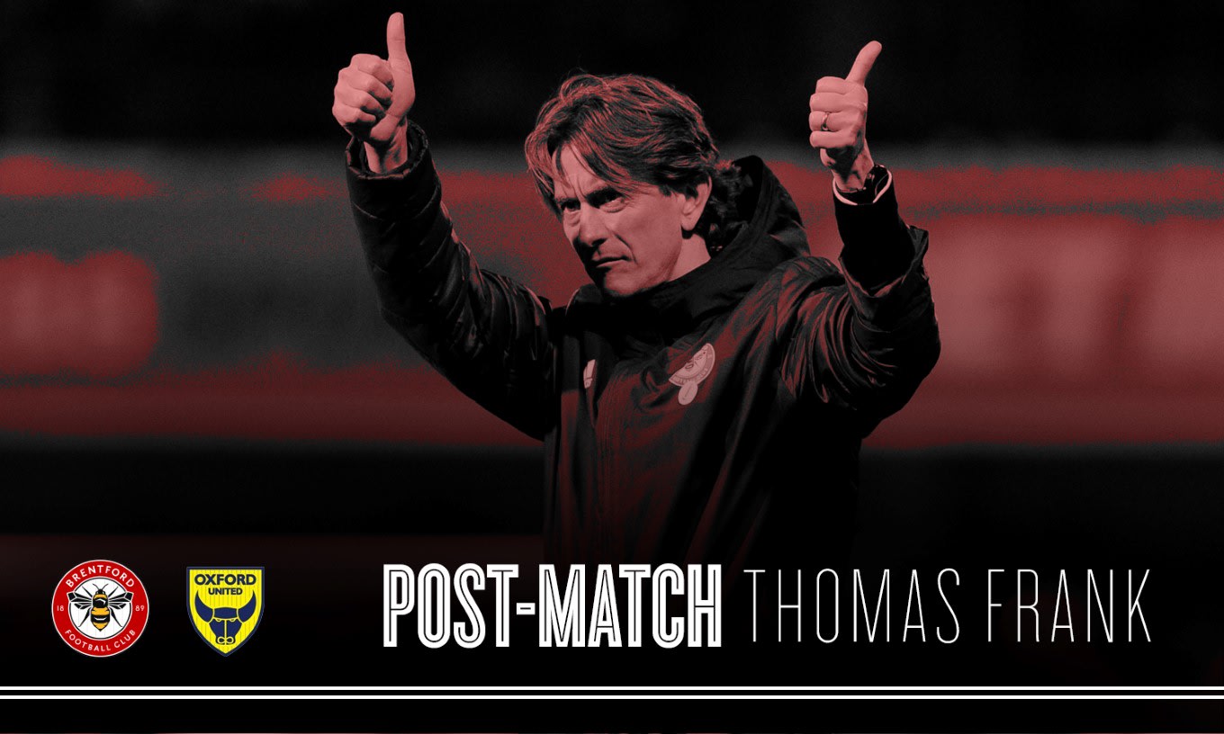 🎥 Watch: Reaction – Thomas Frank post-Oxford United 