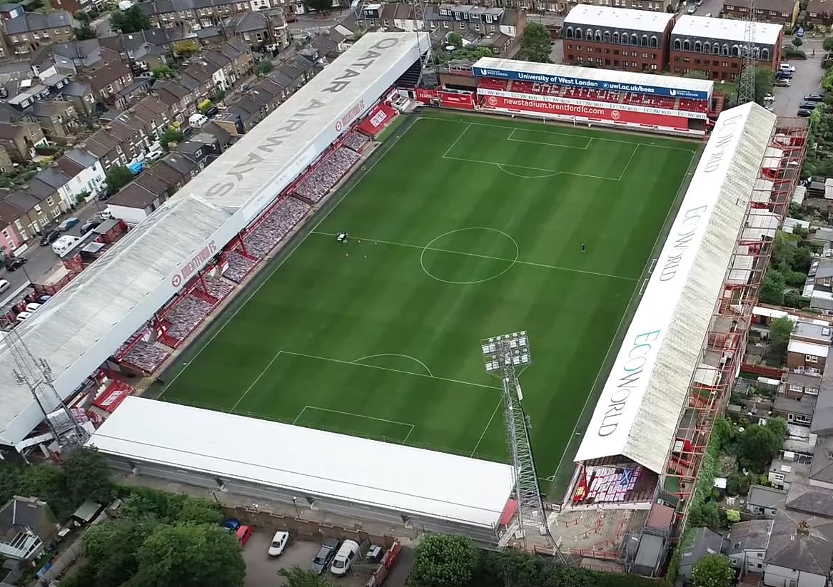 Watch: Griffin Park from the air