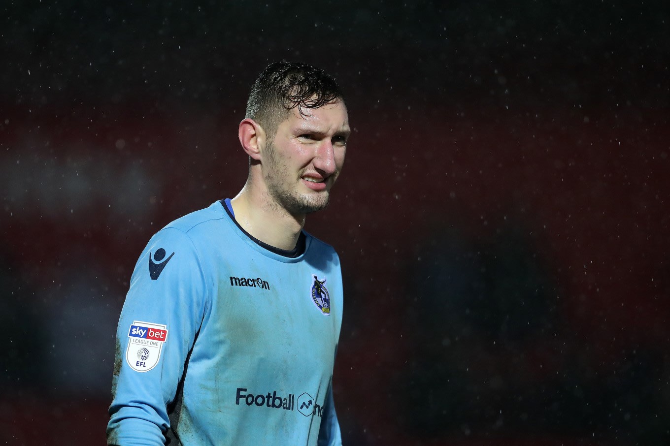 Jack Bonham in action for Bristol Rovers on Tuesday night