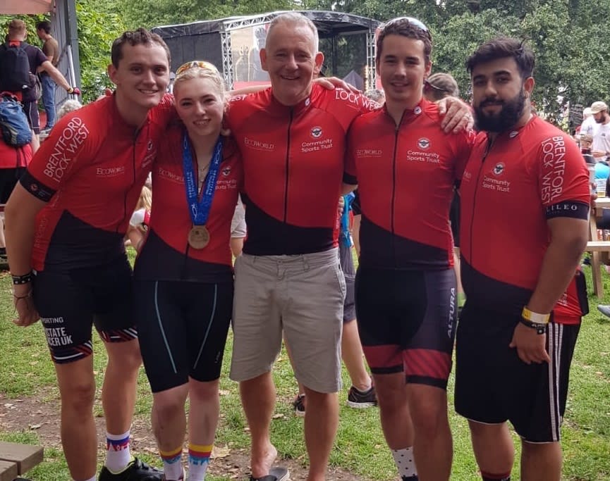MP and Trust staff complete Ride London 2019