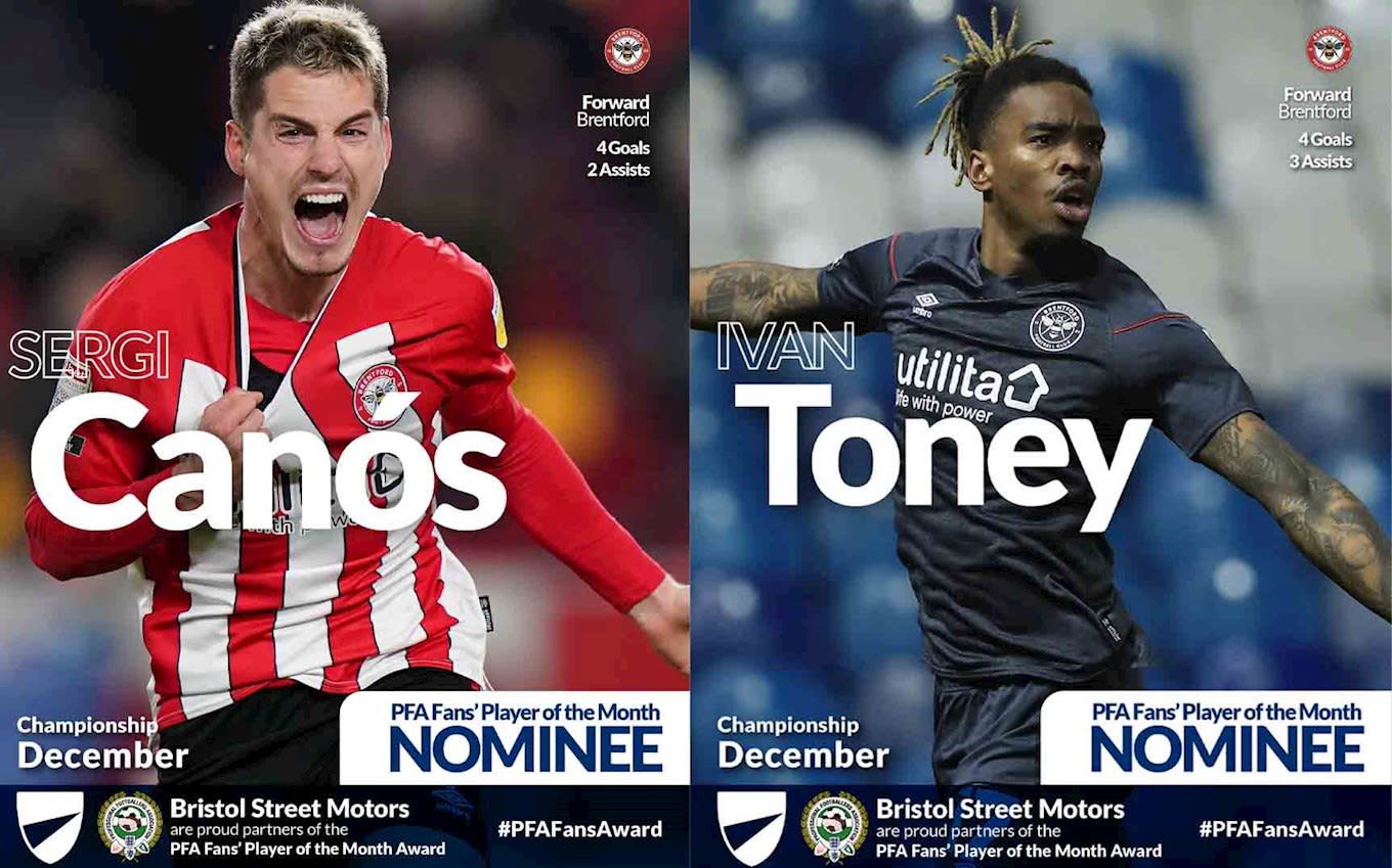 Sergi and Ivan nominated for PFA Player of the Month prize