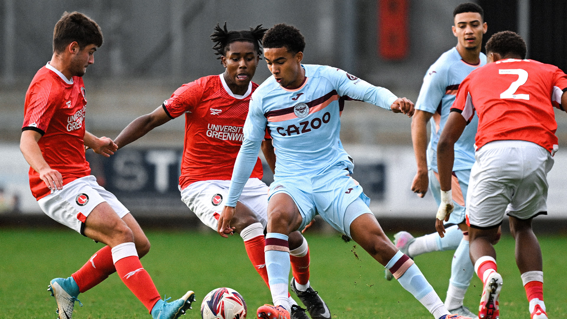 Luka Bentt v Charlton Athletic