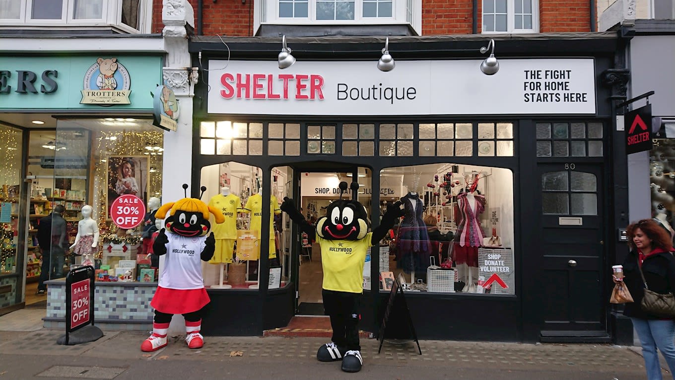 Club gets behind Shelter’s campaign