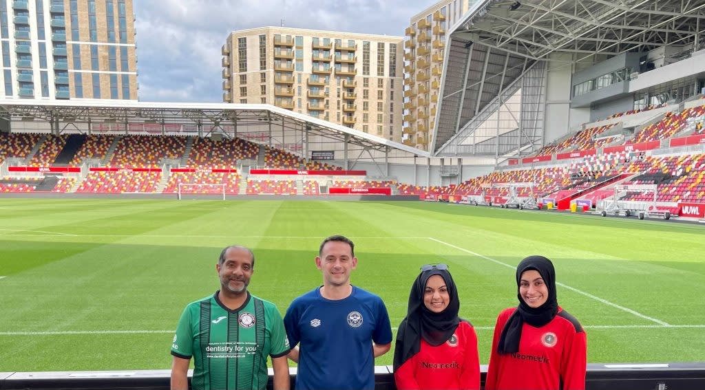 BRENTFORD AND STANMORE JAFFEREYS BRING FOOTBALL TO THE COMMUNITY
