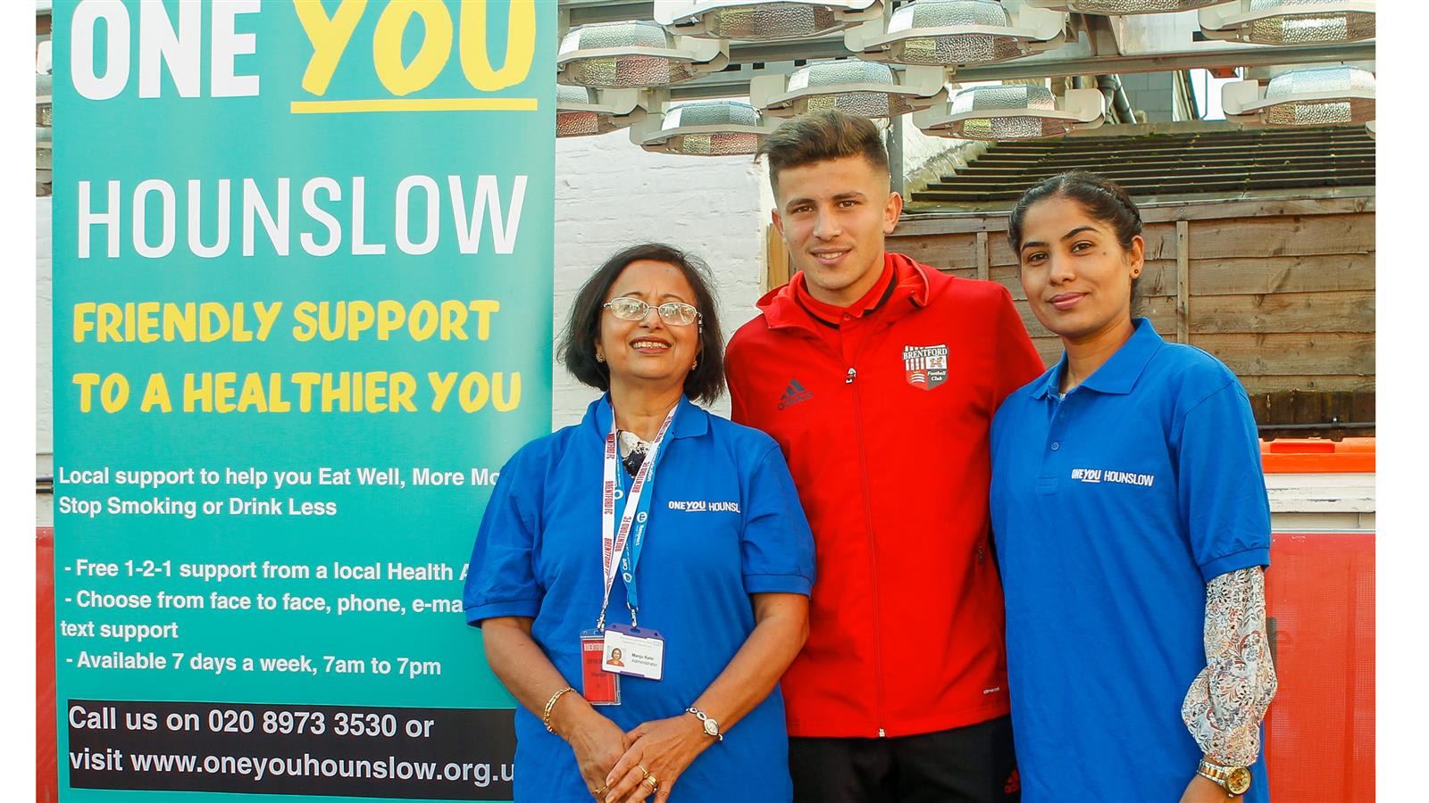 Brentford FC join forces with One You Hounslow for Stoptober