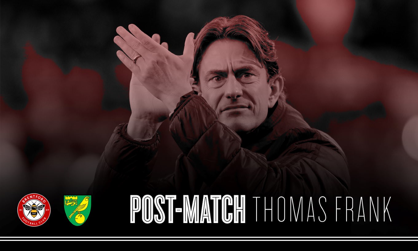Thomas Frank frustrated with only a point from Norwich game