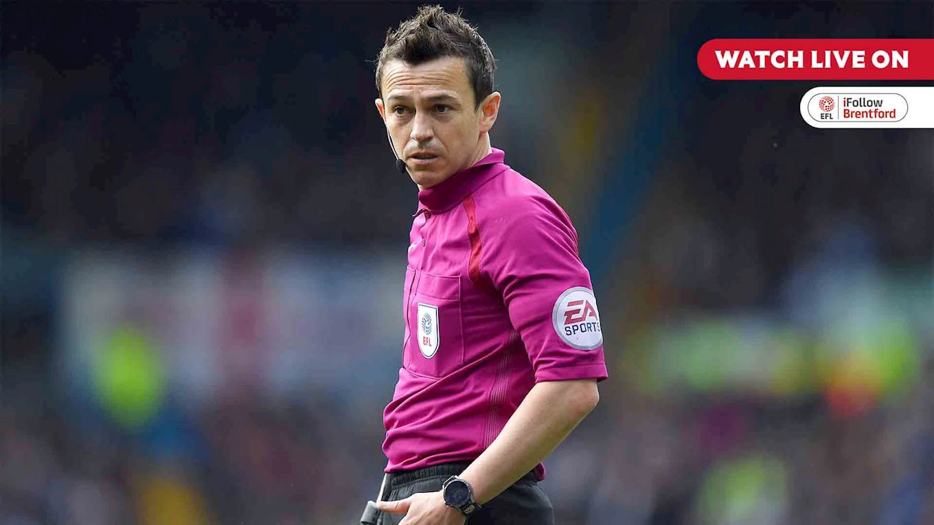 Tony Harrington will take charge at Reading tomorrow