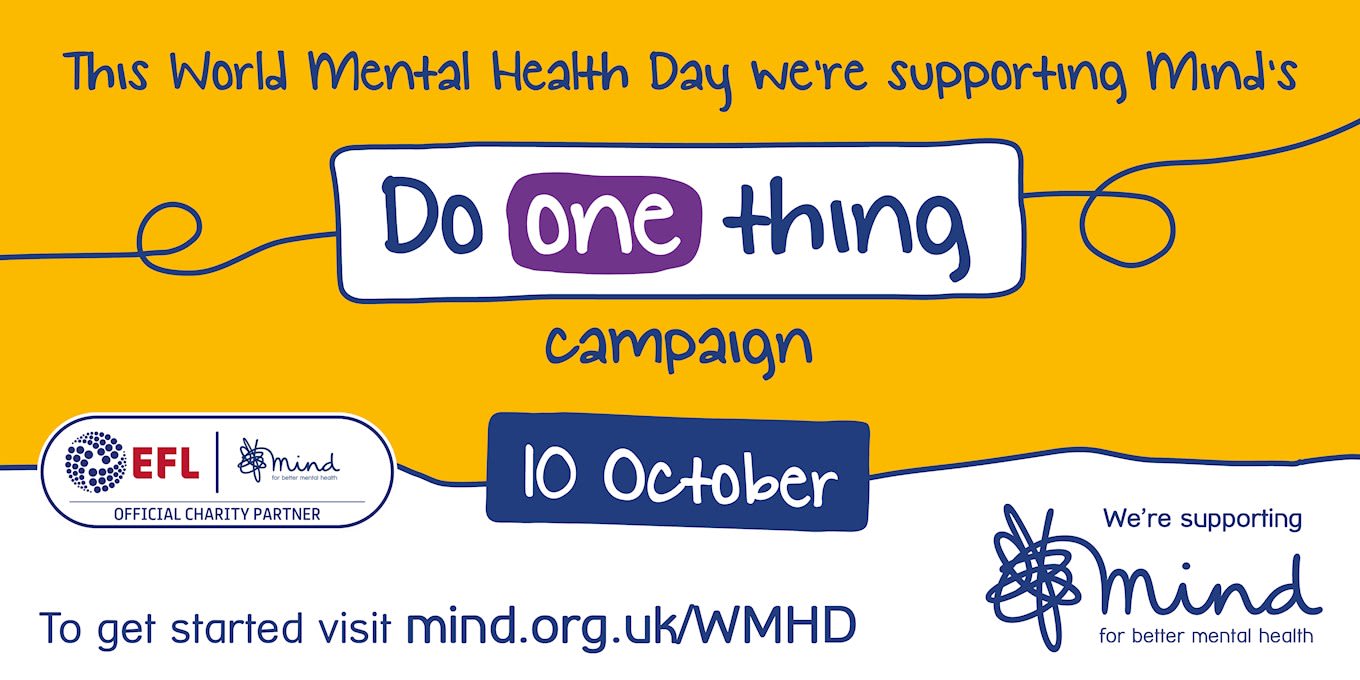 ‘DO ONE THING’ THIS WORLD MENTAL HEALTH DAY