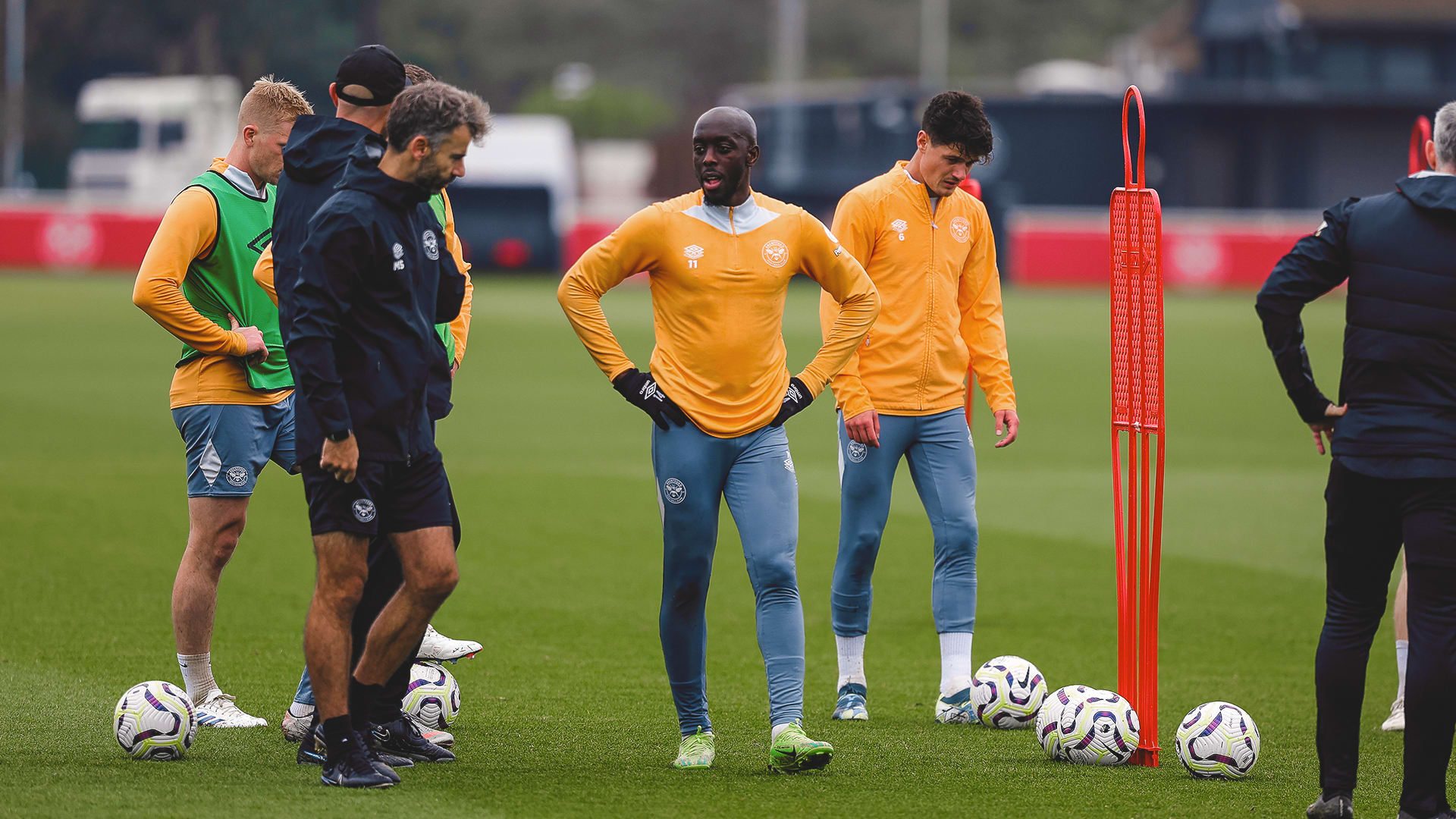 Yoane Wissa training 