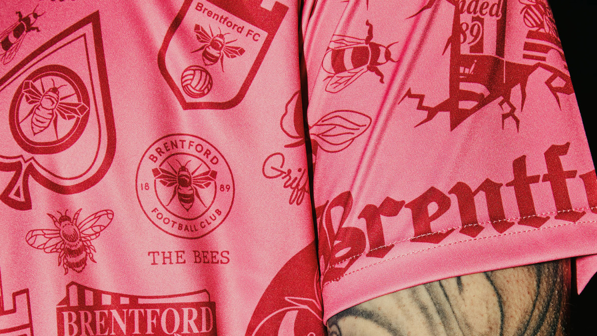 Umbro x Brentford FC How deep is your love shirt launch
