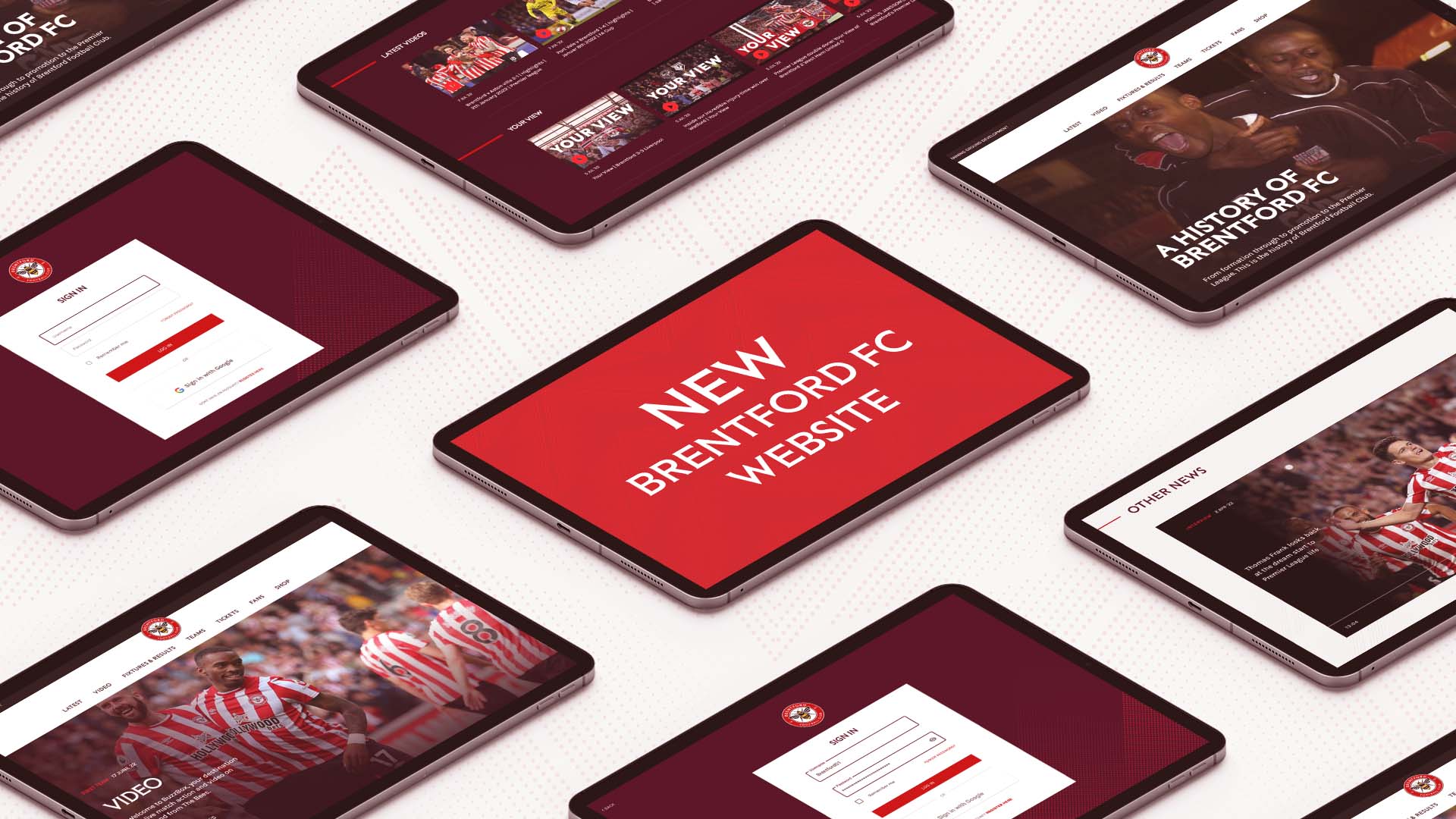 Brentford launch new website Brentford FC