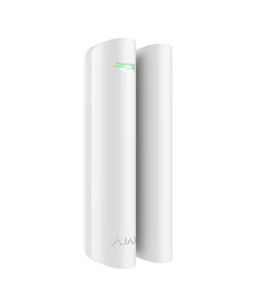 Détecteur d'ouverture Ajax DoorProtect Plus blanc, vu de trois quarts