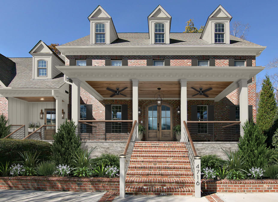 8 Front Porch Railing Ideas That Designers Recommend Brick Batten