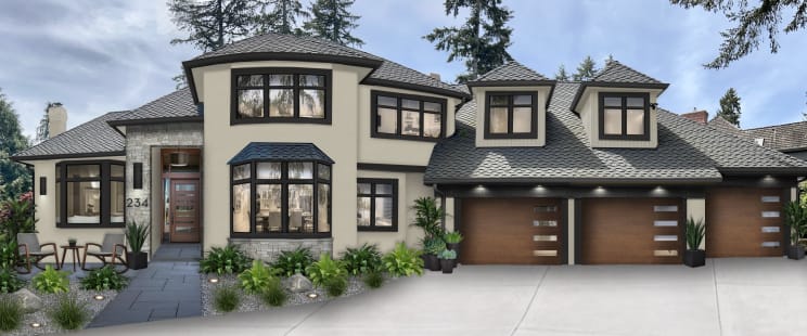 garage door colors for tan house