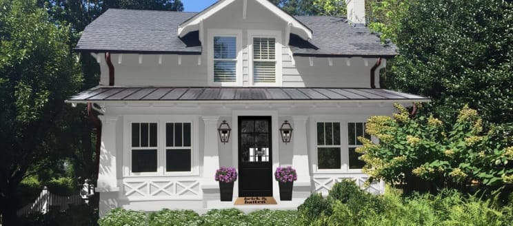 painting front door black increase home value