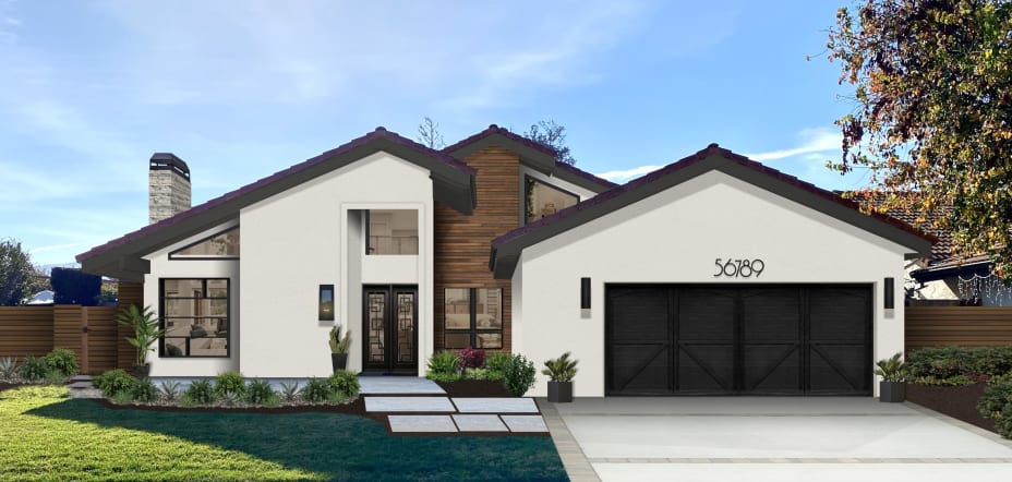 Off white stucco homes Clearance
