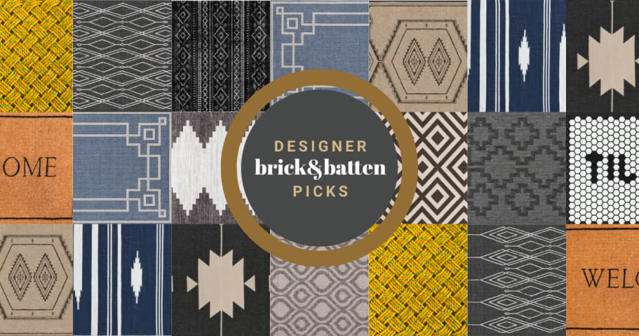 14 Outdoor Door Mat and Front Door Rug Picks - brick&batten