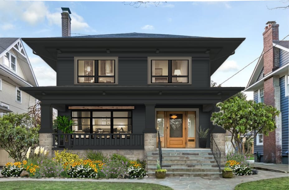 Black Paint Exterior