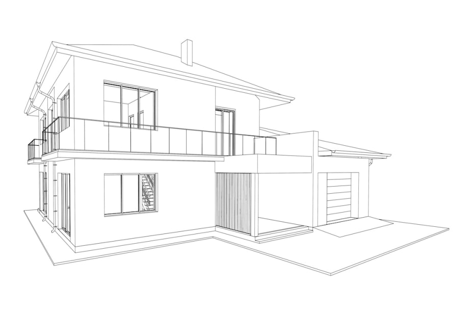 House drawing architect concepts 3d drawing engineering house design  architecture with resolution 3840x2400 High Quality engineering drawing  HD wallpaper  Pxfuel