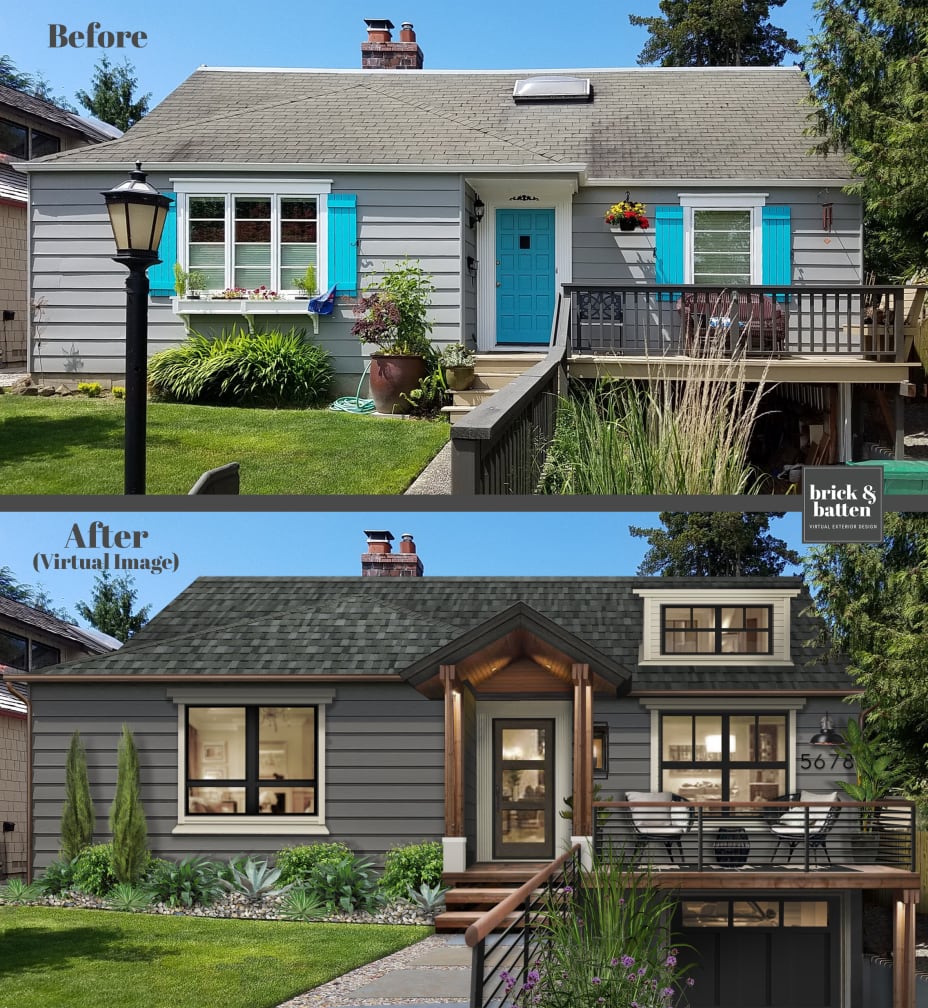 12 Blue Exterior House Colors We Love - brick&batten