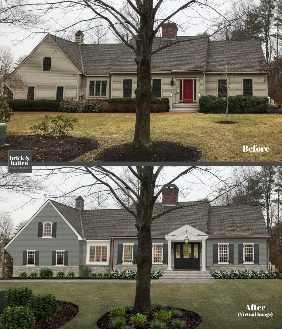 Front Door And Shutter Color Combos That Just Work - Brick&Batten