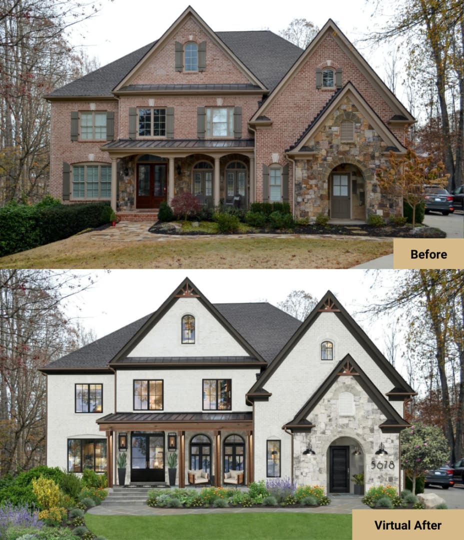 Virtual Exterior Home Design Services | brick&batten