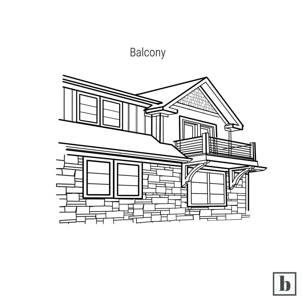 Balcony illustration