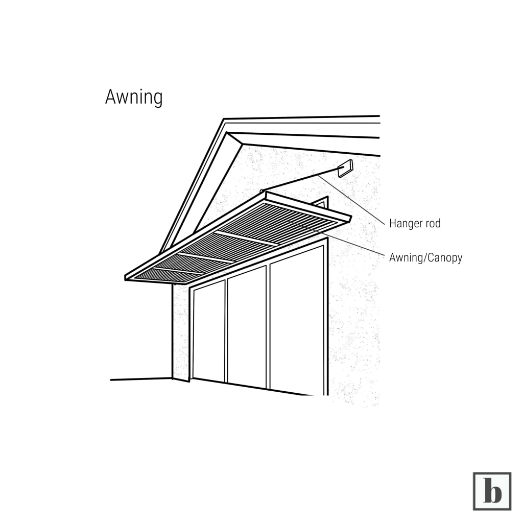 Awning illustration