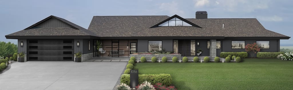 A home with a catio, one of the unique design words our clients taught us