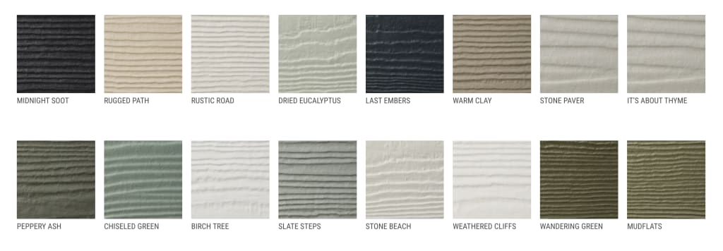 the new hand-picked colors of the Magnolia Homes | James Hardie Collection