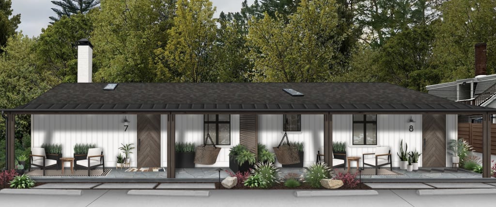 Bungalow property two units