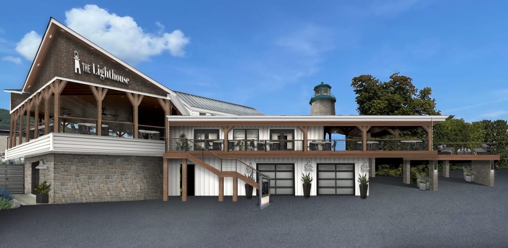 A commercial property featuring a cupola, one of our favorite unique design words