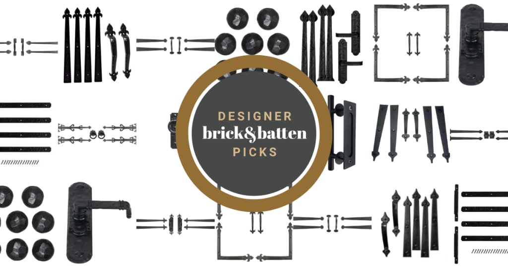 Our Favorite Hardware for Garage Doors collage