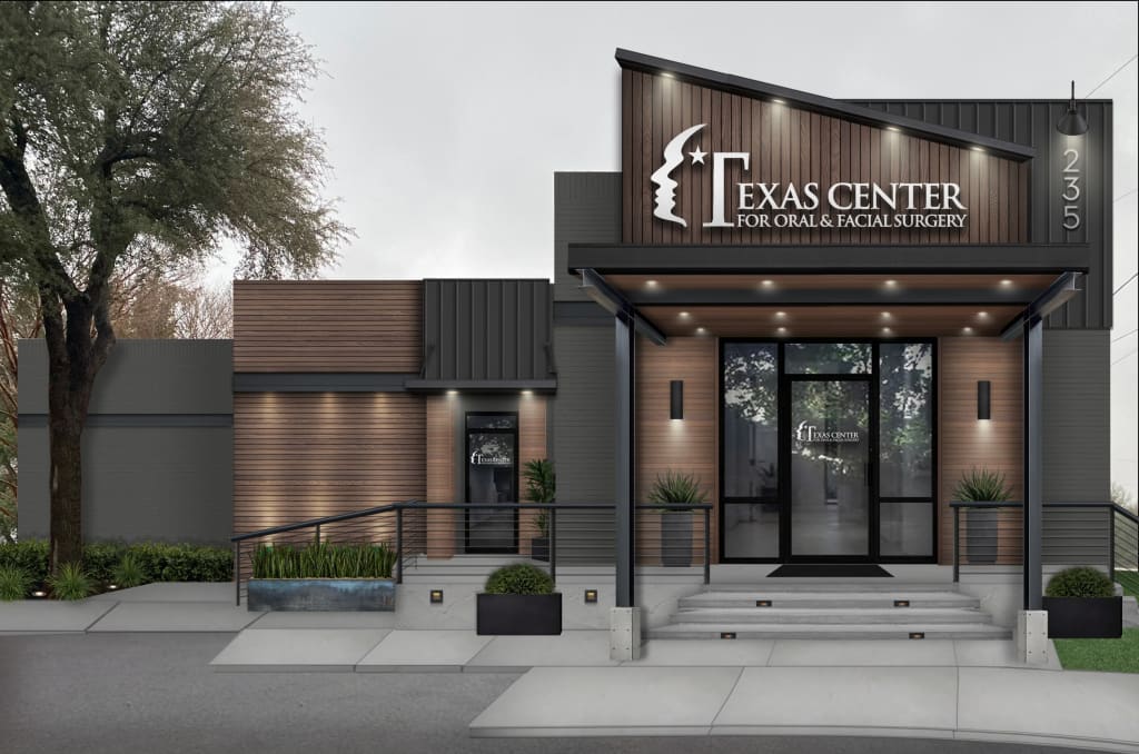 Contemporary curb appeal for an oral and facial surgery center