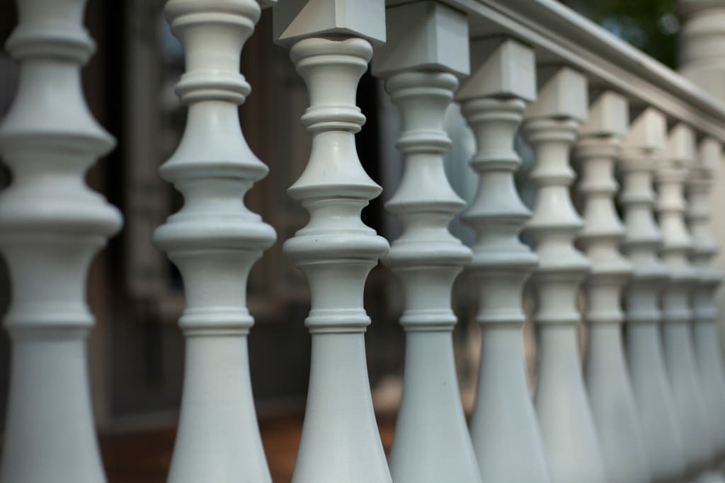 Sawn baluster railings