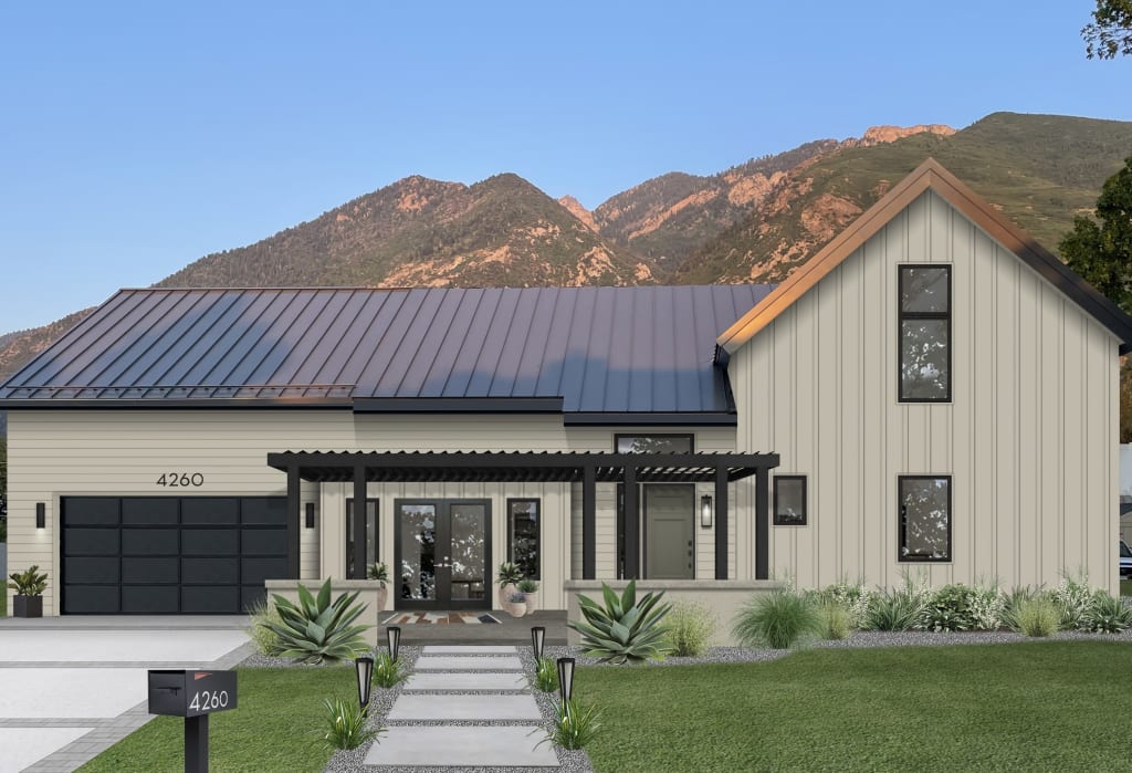modern minimalist exterior